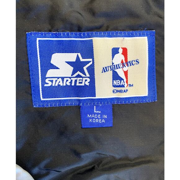 Vintage Starter NBA Authentics Chicago Bulls Highneck Nylon Windbreaker Men L - Picture 3 of 14